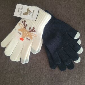 Mixit Gloves Touch Tech Womens Winter Screen Friendly 2 Pairs Set